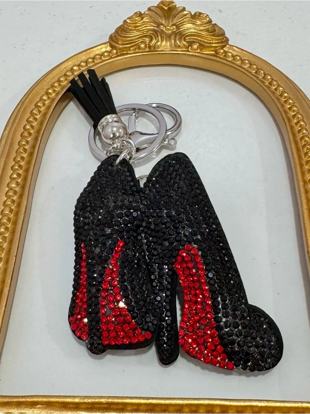 New Glam Crystal High Heel Keychain